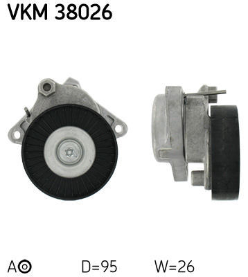 Ролик натяжителя приводного ремня  FEBI BILSTEIN арт. VKM38026